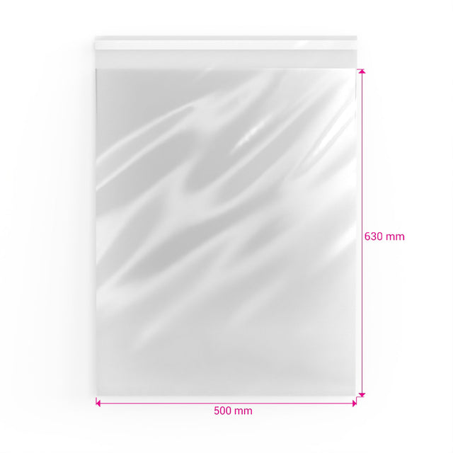 Cello Bags (Non-Header) Clear 630 x 500 mm