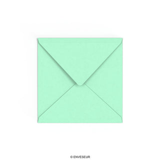 Jadegrøn konvolut 155x155 mm
