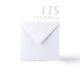 White Smooth Cards & Envelopes Pack White 121x121 mm + 120x120 mm