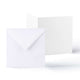 White Smooth Cards & Envelopes Pack White 155x155 mm + 145x145 mm
