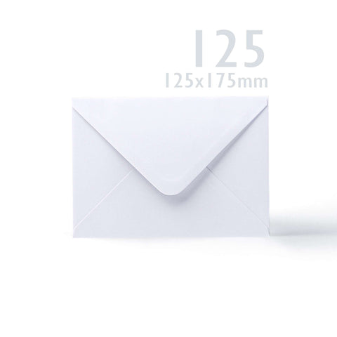 White Smooth Cards & Envelopes Pack White 121x121 mm + 120x120 mm