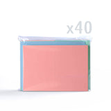 Assorterede pastelkort 225 g/m² & kuverter 100 g/m²