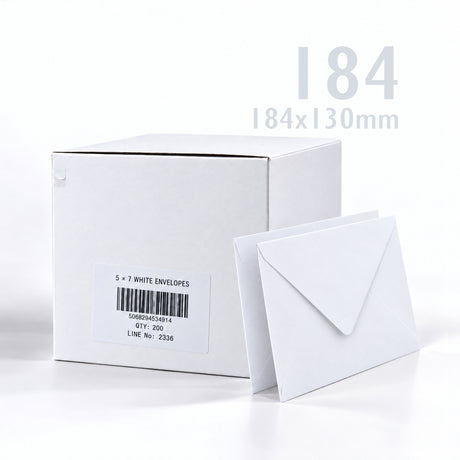 Hvide Kuverter 100 g/m² pakke med 200 stk