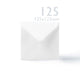 White Smooth Cards & Envelopes Pack White 121x121 mm + 120x120 mm