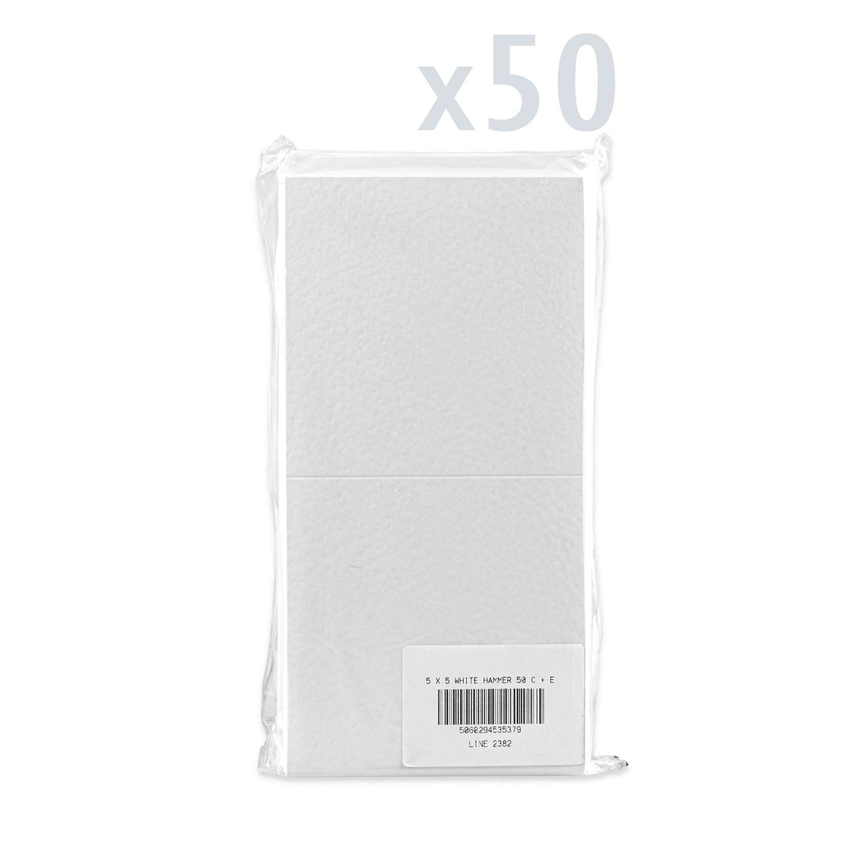 Kort og kuverter med hamret struktur – pakke