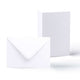 White Smooth Cards & Envelopes Pack White 114x162 mm + 105x148 mm