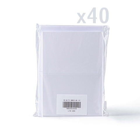 White Smooth Cards & Envelopes Pack White 121x121 mm + 120x120 mm