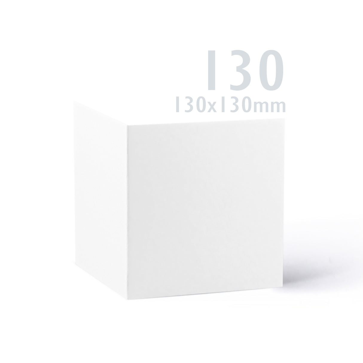 Glatte hvide kort 250 g/m² og kuverter 100 g/m² – pakke