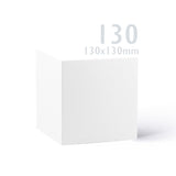 Glatte hvide kort 250 g/m² og kuverter 100 g/m² – pakke