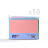 Assorterede pastelkort 225 g/m² & kuverter 100 g/m²