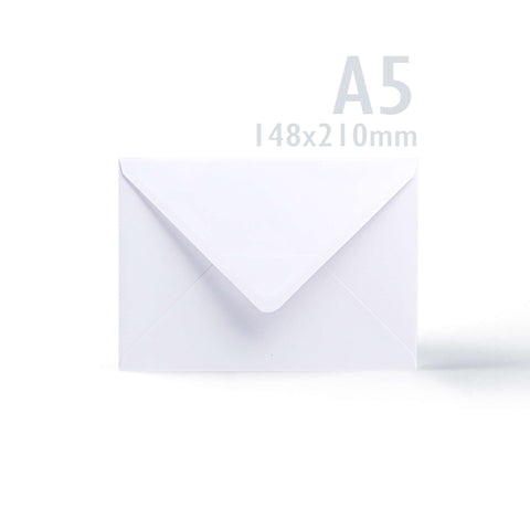 White Smooth Cards & Envelopes Pack White 121x121 mm + 120x120 mm