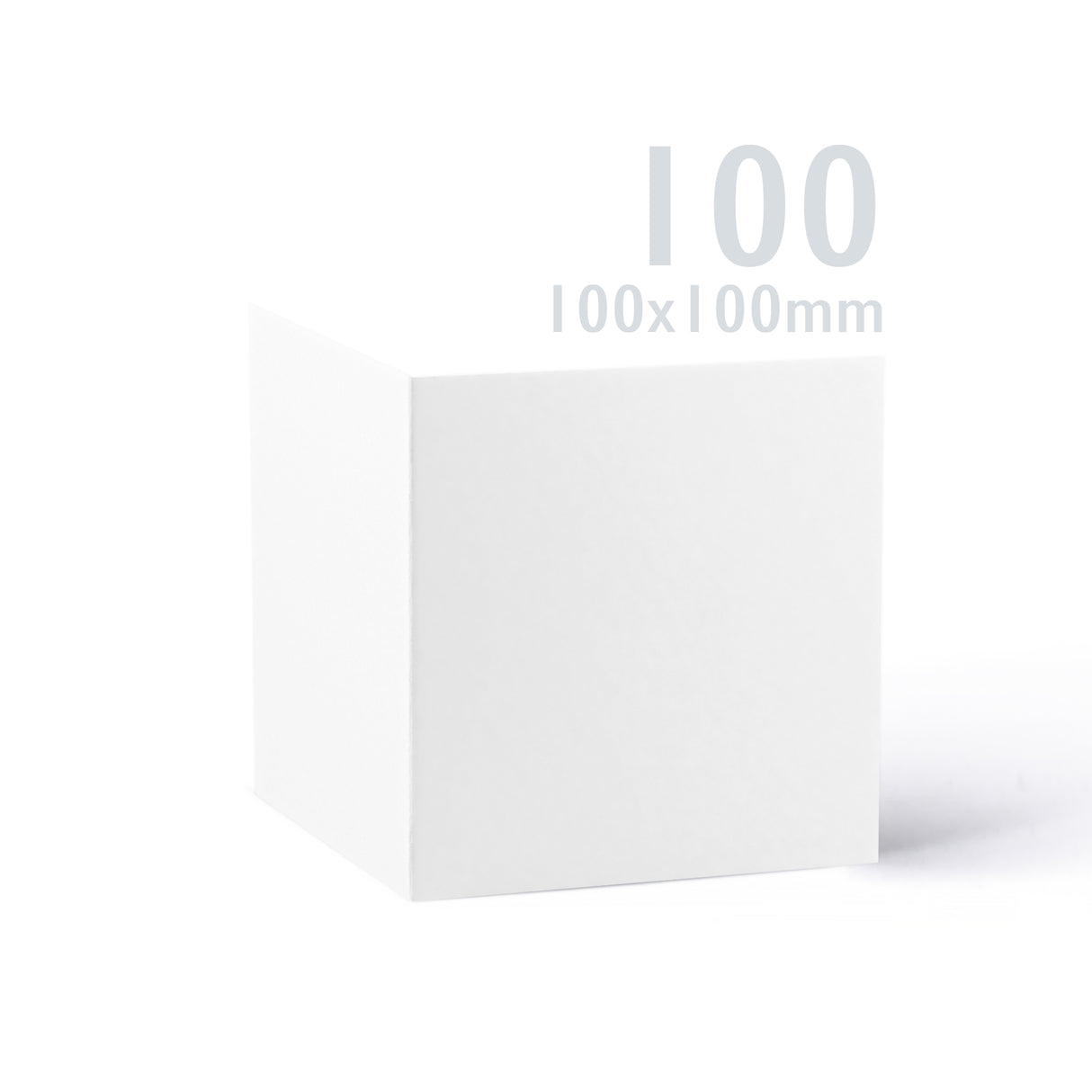 Glatte hvide kort 250 g/m² og kuverter 100 g/m² – pakke