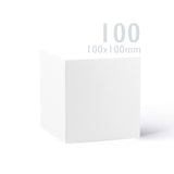 Glatte hvide kort 250 g/m² og kuverter 100 g/m² – pakke