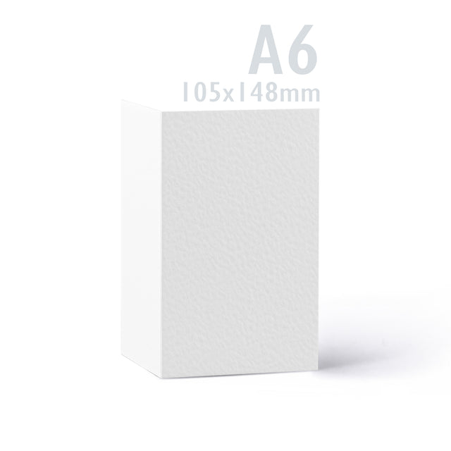 Hammered Cards & Envelopes Pack White 166 x 230 x 30 mm