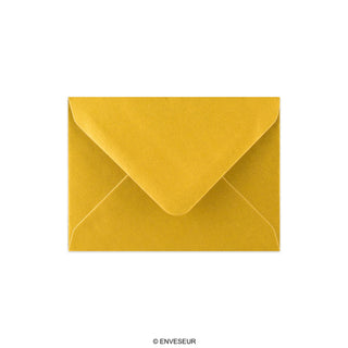 Metallisk guldkonvolut 82x113 mm (C7)