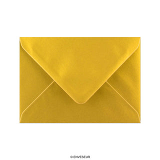 Metallisk guldkonvolut 114x162 mm (C6)