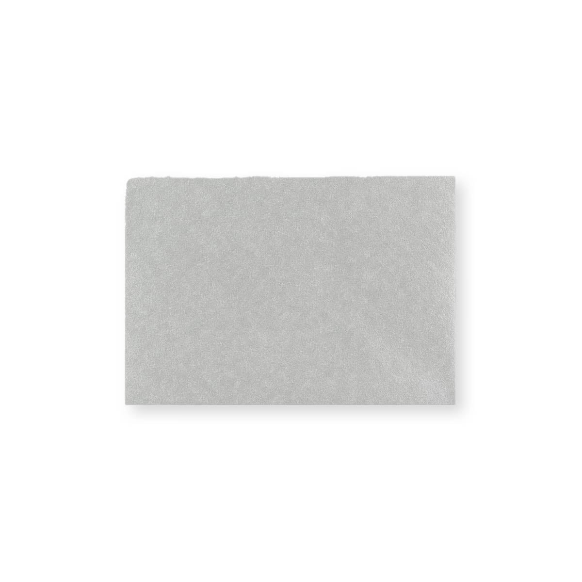 Metallisk sølvkonvolut 70x100 mm