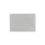 Metallisk sølvkonvolut 70x100 mm