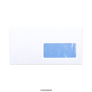 Hvid konvolut 115x225 mm