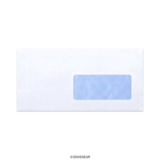Hvid konvolut 110x220 mm (DL)
