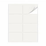 Hvide etiketpakker ML - 100 ark