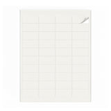 Hvide etiketpakker XS - 100 ark