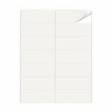 Hvide etiketpakker M - 100 ark