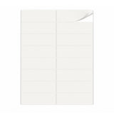 Hvide etiketpakker M - 100 ark