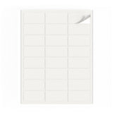 Hvide etiketpakker S - 100 ark