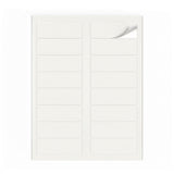 Hvide etiketpakker M - 100 ark