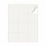 Hvide etiketpakker ML - 100 ark