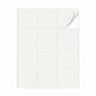 Hvide etiketpakker ML - 100 ark