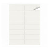 Hvide etiketpakker M - 100 ark