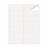 Hvide etiketpakker M - 100 ark