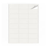 Hvide etiketpakker S - 100 ark