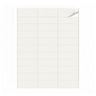 Hvide etiketpakker S - 100 ark