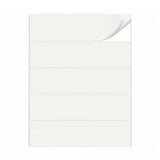 Hvide etiketpakker L - 100 ark