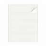 Hvide etiketpakker L - 100 ark