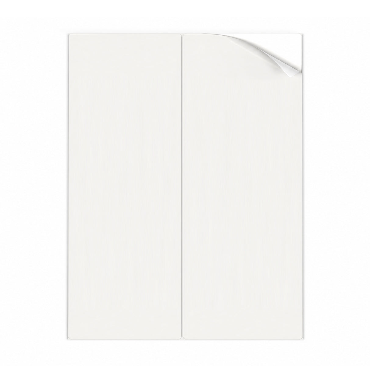 Hvide etiketpakker XL - 100 ark