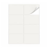 Hvide etiketpakker ML - 100 ark