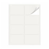 Hvide etiketpakker M - 100 ark