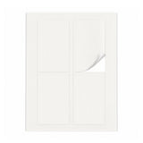 Hvide etiketpakker L - 100 ark