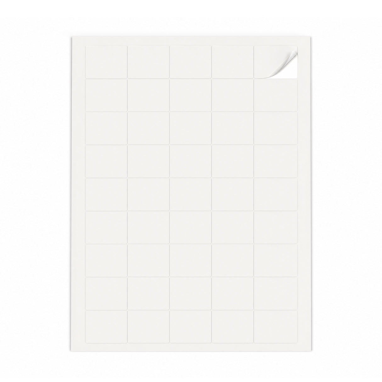 Hvide etiketpakker XS - 100 ark