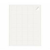 Hvide etiketpakker XS - 100 ark