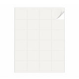 Hvide etiketpakker S - 100 ark