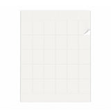 Hvide etiketpakker S - 100 ark