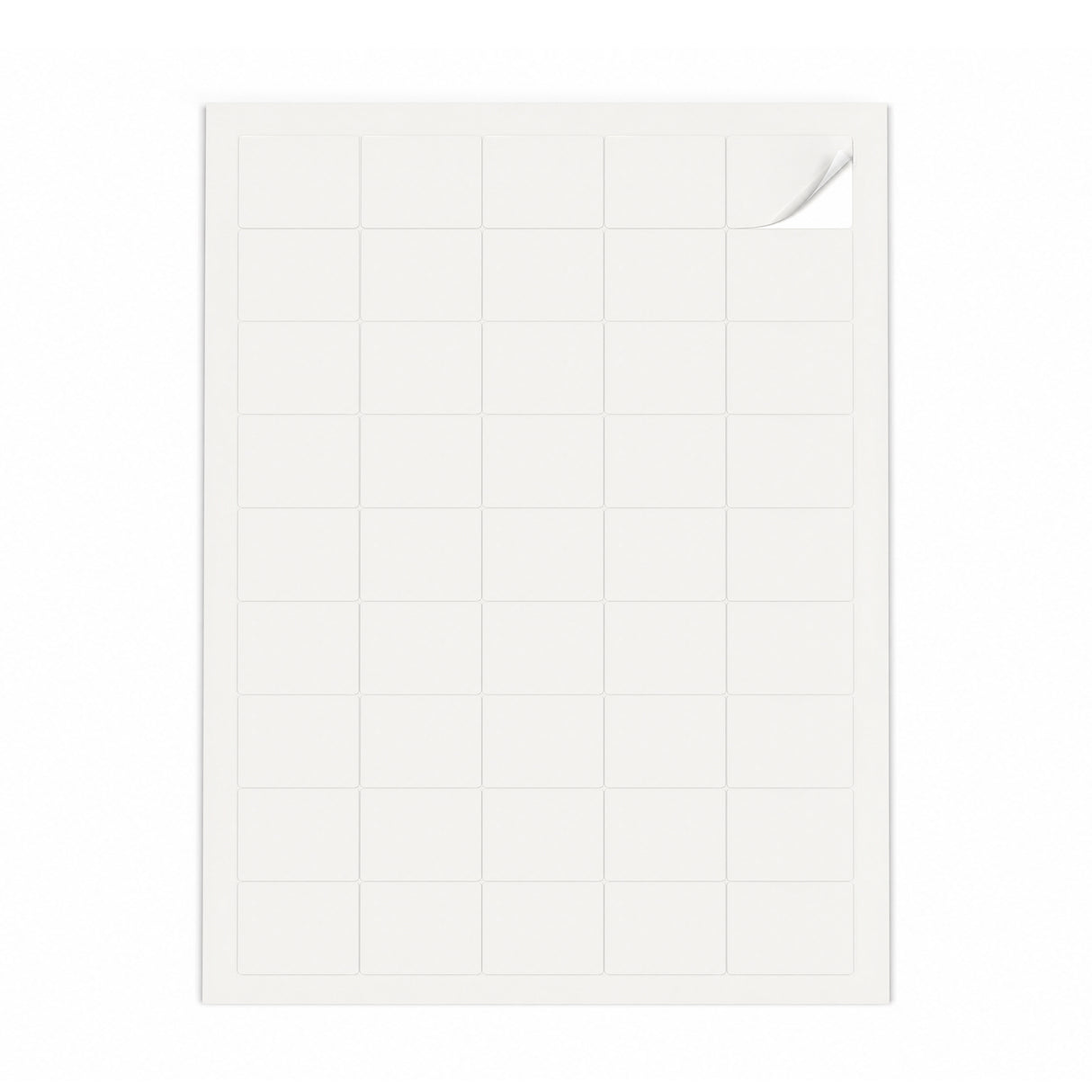 Hvide etiketpakker XS - 100 ark