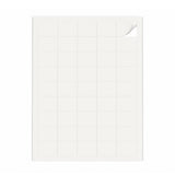Hvide etiketpakker XS - 100 ark