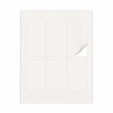 Hvide etiketpakker ML - 100 ark