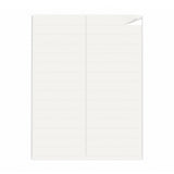 Hvide etiketpakker S - 100 ark
